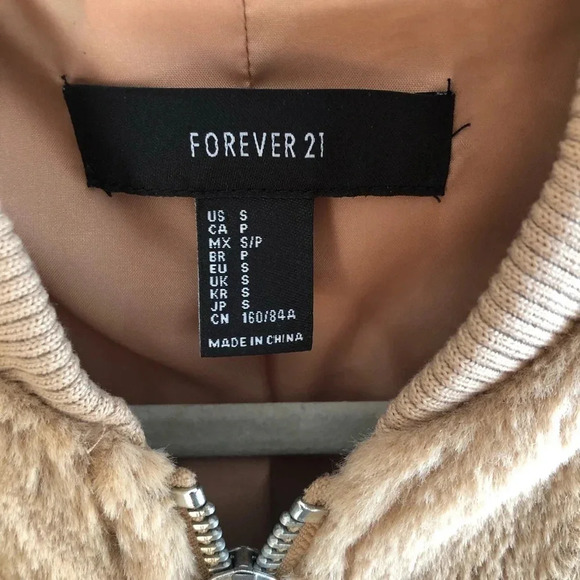 Forever21 teddy bear jacket - Picture 4 of 10